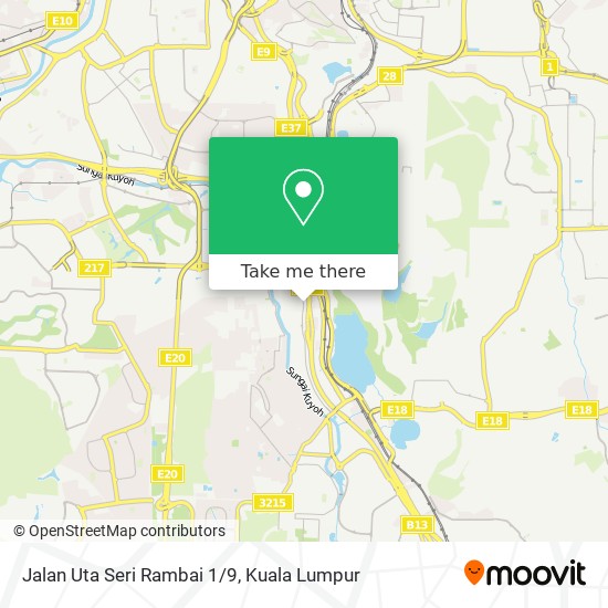 Jalan Uta Seri Rambai 1/9 map