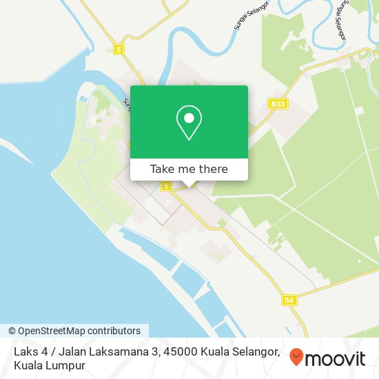 Peta Laks 4 / Jalan Laksamana 3, 45000 Kuala Selangor