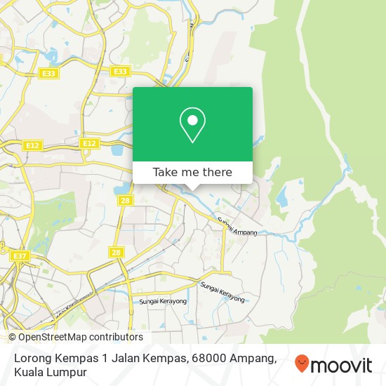 Lorong Kempas 1 Jalan Kempas, 68000 Ampang map