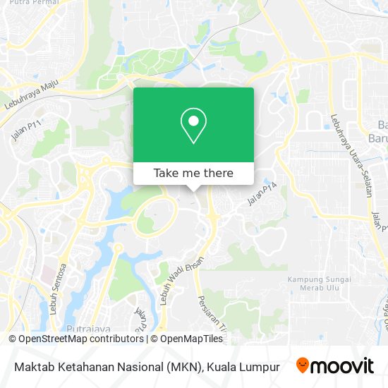 Maktab Ketahanan Nasional (MKN) map