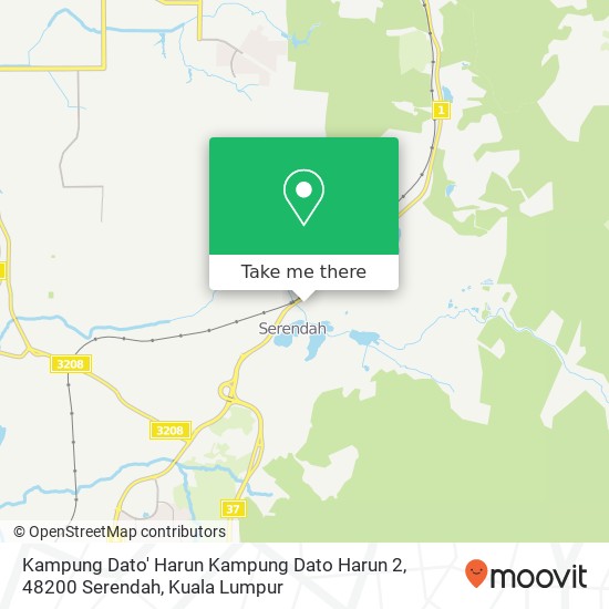 Peta Kampung Dato' Harun Kampung Dato Harun 2, 48200 Serendah