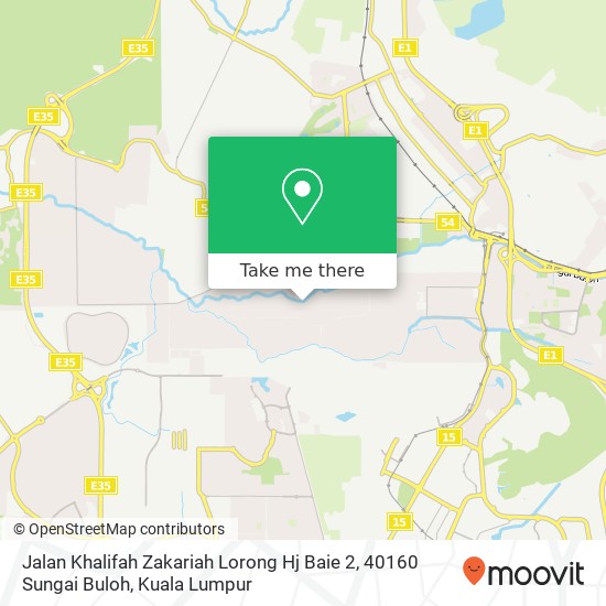 Peta Jalan Khalifah Zakariah Lorong Hj Baie 2, 40160 Sungai Buloh