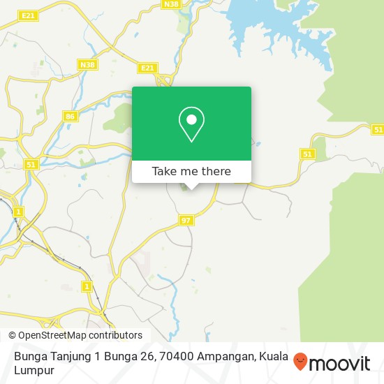 Bunga Tanjung 1 Bunga 26, 70400 Ampangan map