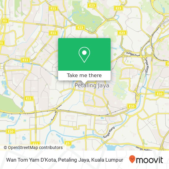 Wan Tom Yam D'Kota, Petaling Jaya map