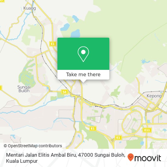 Mentari Jalan Elitis Ambal Biru, 47000 Sungai Buloh map