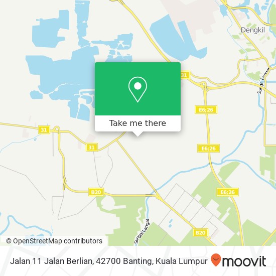 Peta Jalan 11 Jalan Berlian, 42700 Banting