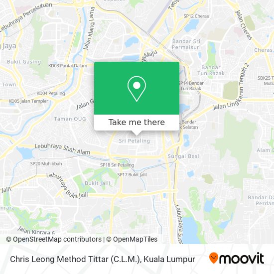 Peta Chris Leong Method Tittar (C.L.M.)