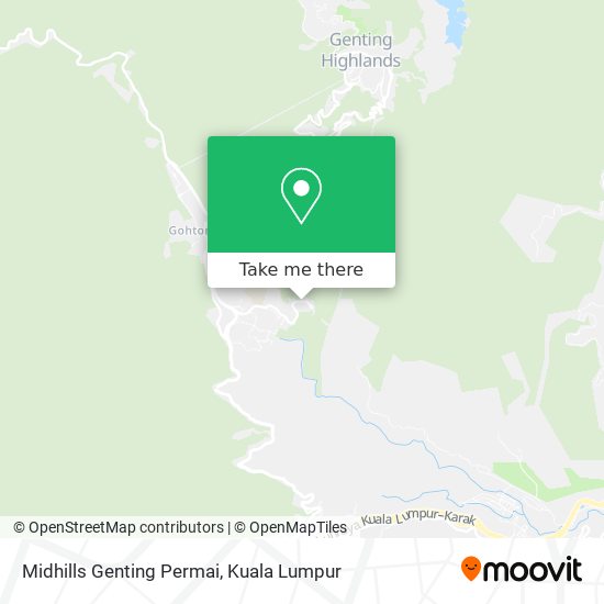 Peta Midhills Genting Permai