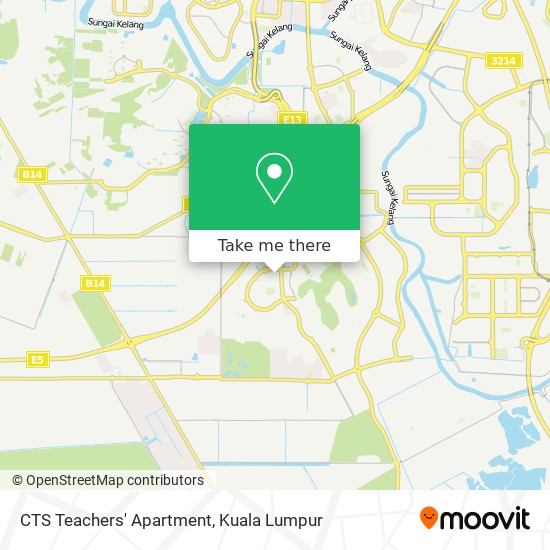 CTS Teachers' Apartment map