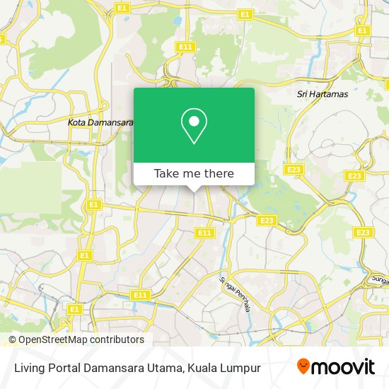 Peta Living Portal Damansara Utama