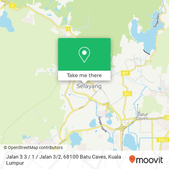 Jalan 3 3 / 1 / Jalan 3 / 2, 68100 Batu Caves map