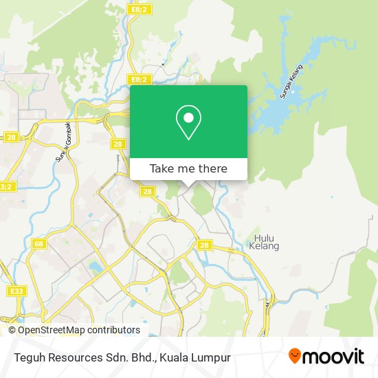 Teguh Resources Sdn. Bhd. map