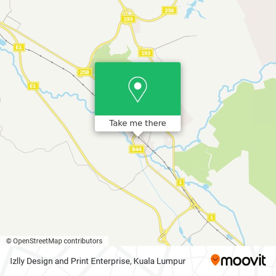 Izlly Design and Print Enterprise map