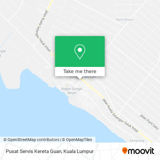 Peta Pusat Servis Kereta Guan