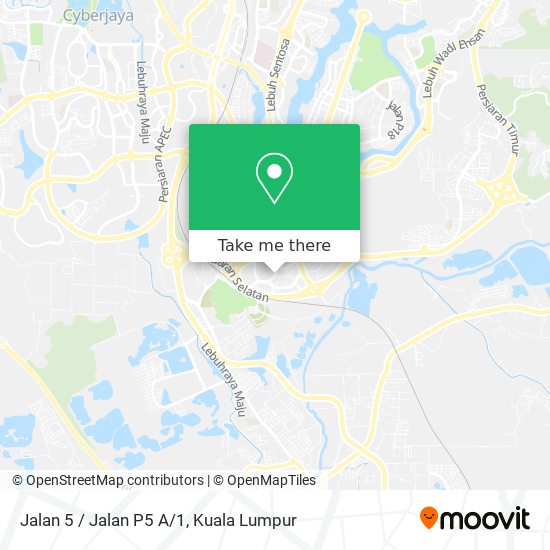 Jalan 5 / Jalan P5 A/1 map