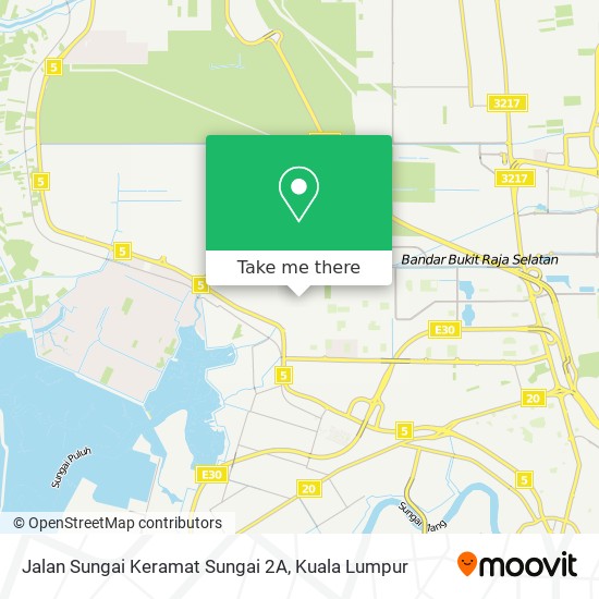 Jalan Sungai Keramat Sungai 2A map