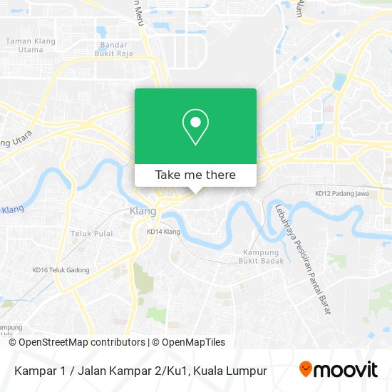 Peta Kampar 1 / Jalan Kampar 2/Ku1