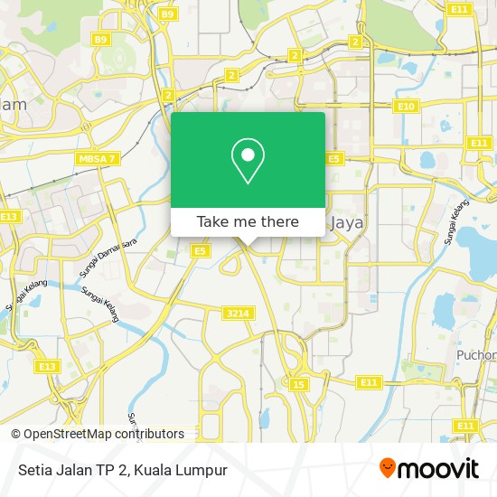 Setia Jalan TP 2 map