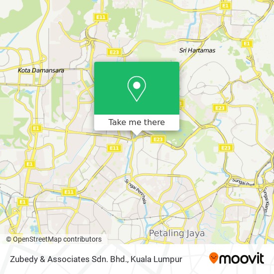 Zubedy & Associates Sdn. Bhd. map