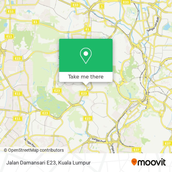 Jalan Damansari E23 map