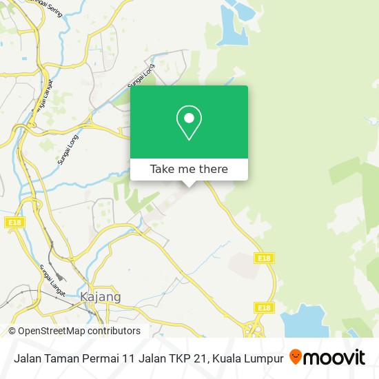 Jalan Taman Permai 11 Jalan TKP 21 map