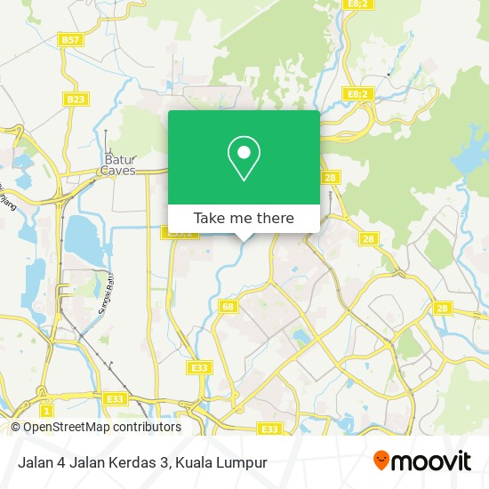 Jalan 4 Jalan Kerdas 3 map