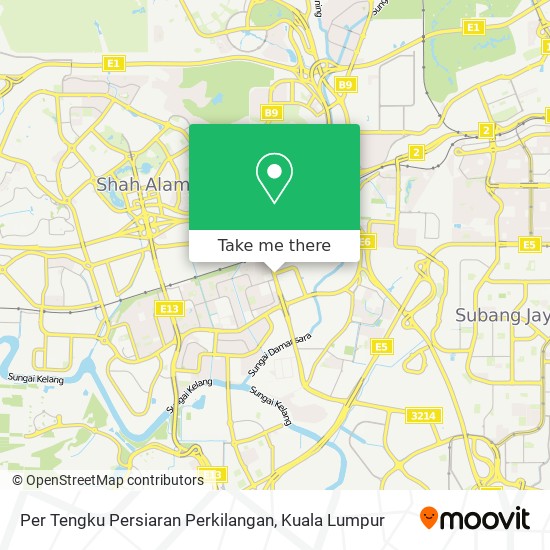 Per Tengku Persiaran Perkilangan map