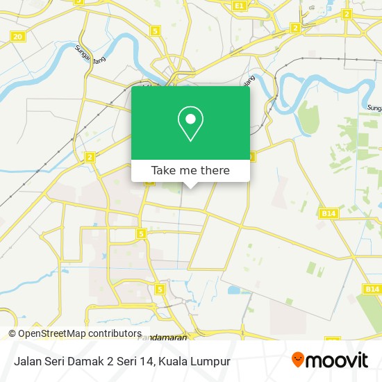 Jalan Seri Damak 2 Seri 14 map