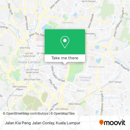 Jalan Kia Peng Jalan Conlay map