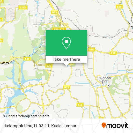 kelompok Ilmu, I1-03-11 map