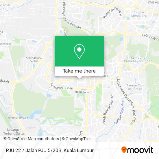 PJU 22 / Jalan PJU 5/20B map