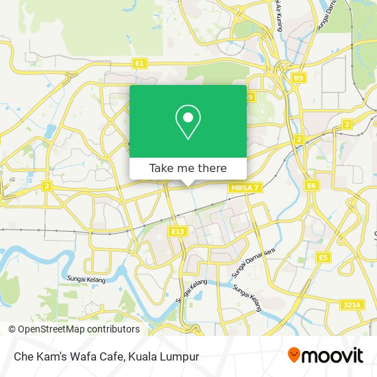 Che Kam's Wafa Cafe map