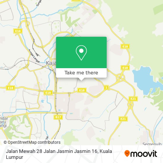 Peta Jalan Mewah 28 Jalan Jasmin Jasmin 16