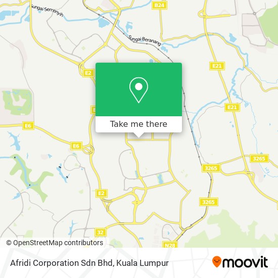 Afridi Corporation Sdn Bhd map