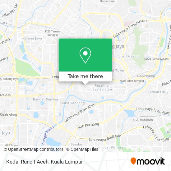 Kedai Runcit Aceh map