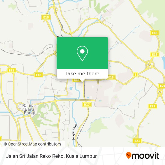 Jalan Sri Jalan Reko Reko map