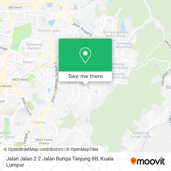 Jalan Jalan 2 2 Jalan Bunga Tanjung 8B map