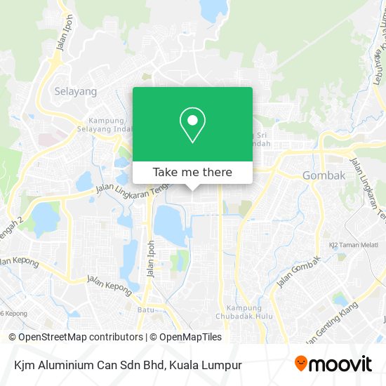 Kjm Aluminium Can Sdn Bhd map