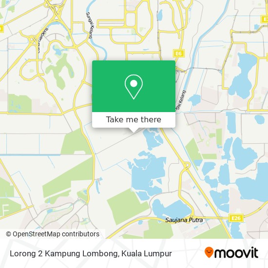 Peta Lorong 2 Kampung Lombong