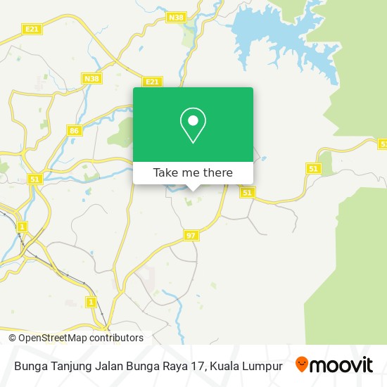 Bunga Tanjung Jalan Bunga Raya 17 map