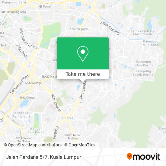 Jalan Perdana 5/7 map