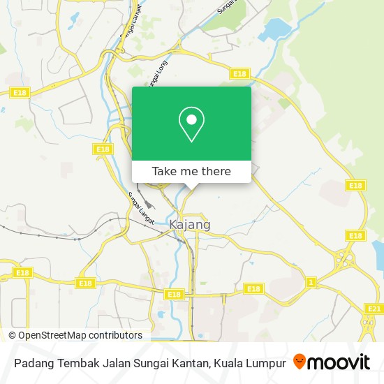 Peta Padang Tembak Jalan Sungai Kantan