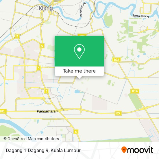 Dagang 1 Dagang 9 map