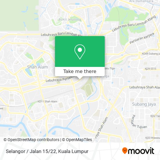 Selangor / Jalan 15/22 map