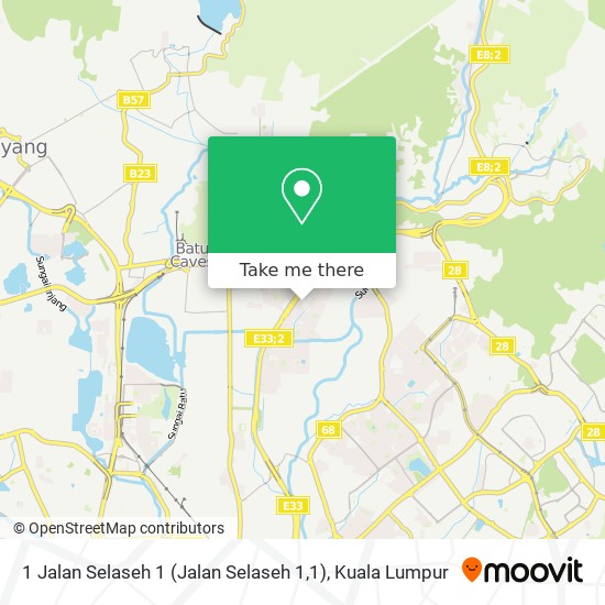 Peta 1 Jalan Selaseh 1 (Jalan Selaseh 1,1)