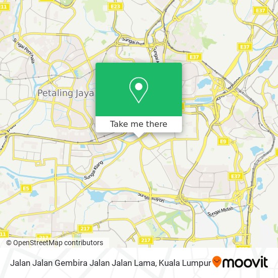 Jalan Jalan Gembira Jalan Jalan Lama map