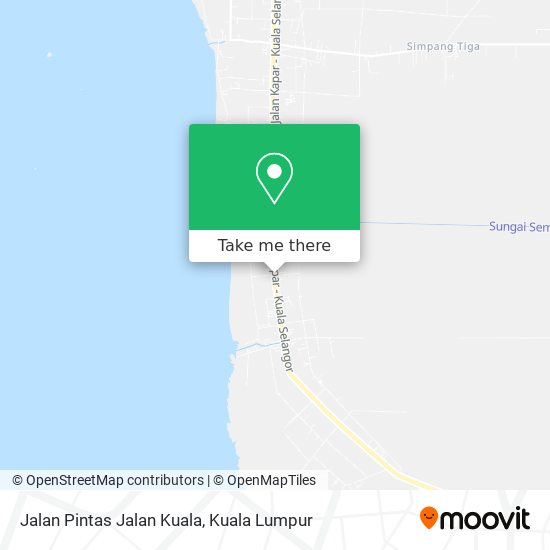 Jalan Pintas Jalan Kuala map