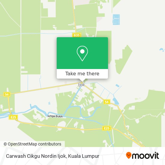 Carwash Cikgu Nordin Ijok map