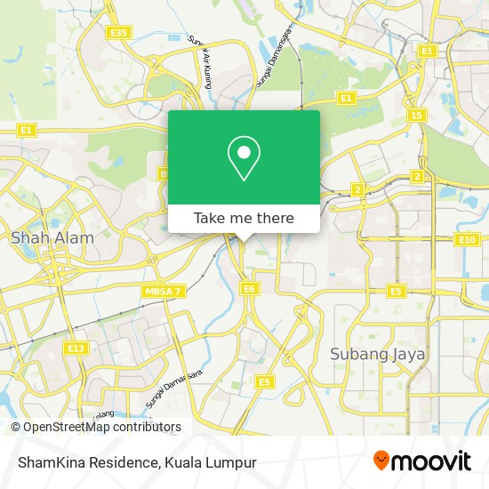 ShamKina Residence map
