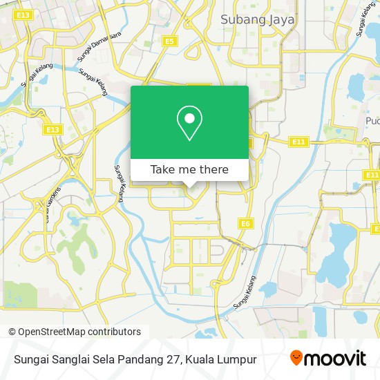 Sungai Sanglai Sela Pandang 27 map